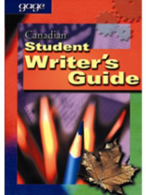 Canadian student writer's guide 0771513186 Book Cover