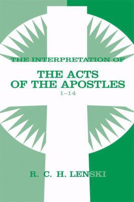 Interpretation of Acts of the Apostles, Chapter... 080668075X Book Cover