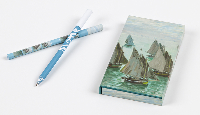 Fishing Boats, Claude Monet 8-Pen Set 1623259266 Book Cover