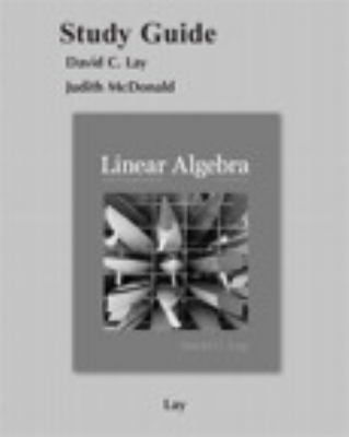 Student Study Guide for Linear Algebra and Its ... 0321388836 Book Cover