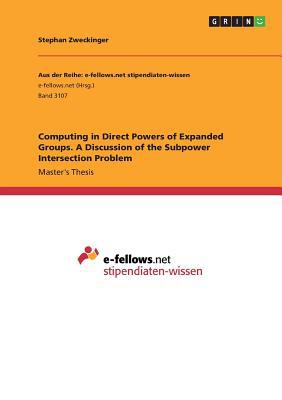 Computing in Direct Powers of Expanded Groups. ... 3668948704 Book Cover