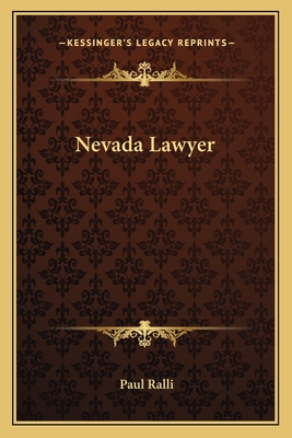 Nevada Lawyer 1162755539 Book Cover