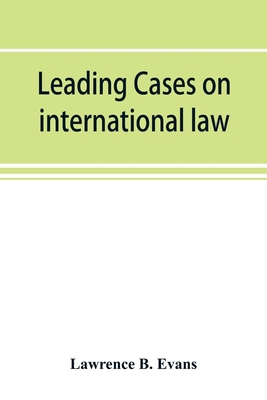 Leading cases on international law 9353893755 Book Cover