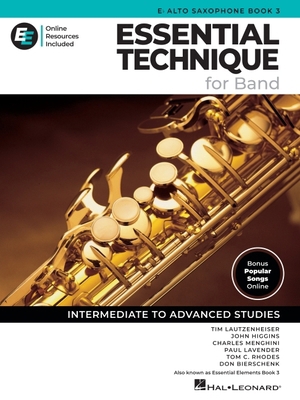 Essential Technique for Band - Eb Alto Saxophon... B0DZW72F6R Book Cover