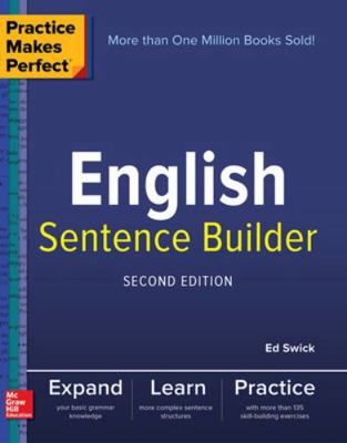 Practice Makes Perfect English Sentence Builder... 1260019233 Book Cover