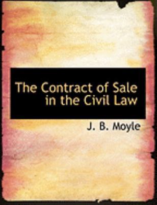 The Contract of Sale in the Civil Law [Large Print] 0554978482 Book Cover