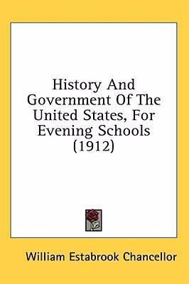 History And Government Of The United States, Fo... 0548909636 Book Cover