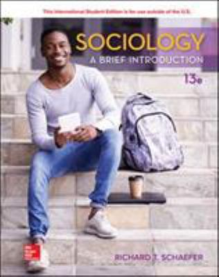 Sociology: A Brief Introduction 13e            Book Cover