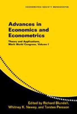 Advances in Economics and Econometrics: Volume ... 1139052268 Book Cover