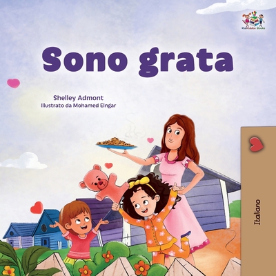 I am Thankful (Italian Book for Children) [Italian] [Large Print] 1525976745 Book Cover