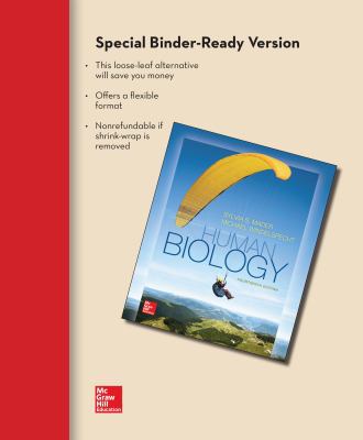 Loose Leaf Version for Human Biology 1259293033 Book Cover