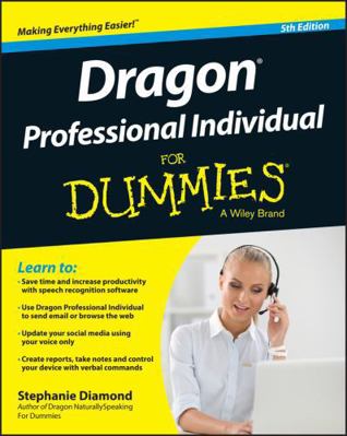 Dragon Professional Individual for Dummies 1119171032 Book Cover