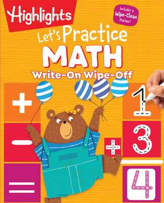 Write-On Wipe-Off Let's Practice Math 1644723034 Book Cover