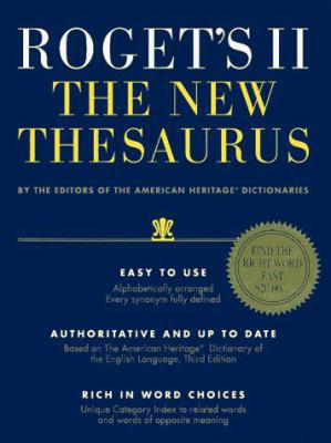 Roget's II: The New Thesaurus 0395687225 Book Cover