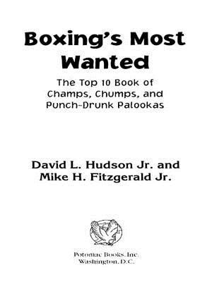 Boxing's Most Wanted 1612340318 Book Cover