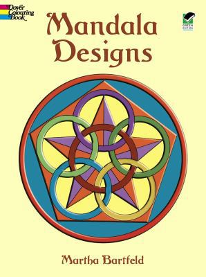 Mandala Designs Coloring Book 048641034X Book Cover
