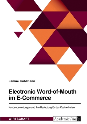 Electronic Word-of-Mouth im E-Commerce. Kundenb... [German] 3346781321 Book Cover