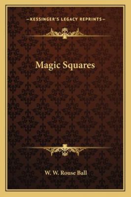 Magic Squares 1162863447 Book Cover