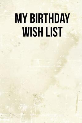 My Birthday Wish List 197918593X Book Cover