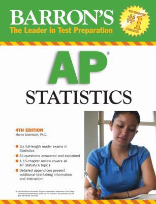 Barron's AP Statistics 0764136836 Book Cover