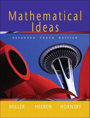 Mathematical Ideas, Expanded Edition 0201793911 Book Cover