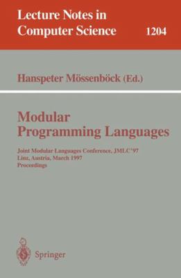 Modular Programming Languages: Joint Modular La... 3540625992 Book Cover