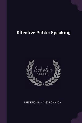 Effective Public Speaking 1378064097 Book Cover