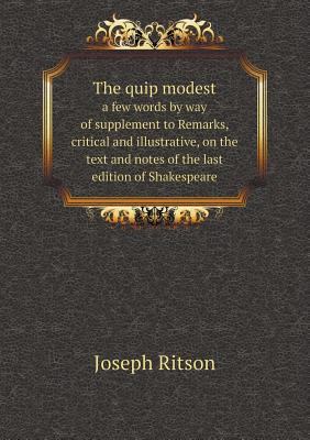 The quip modest a few words by way of supplemen... 5518604270 Book Cover