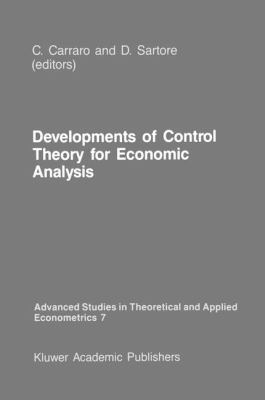 Developments of Control Theory for Economic Ana... 9024733456 Book Cover