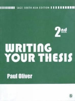 Writing your Thesis 8178299186 Book Cover