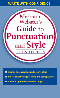 Merriam-Webster's Guide to Punctuation and Style 0877799210 Book Cover