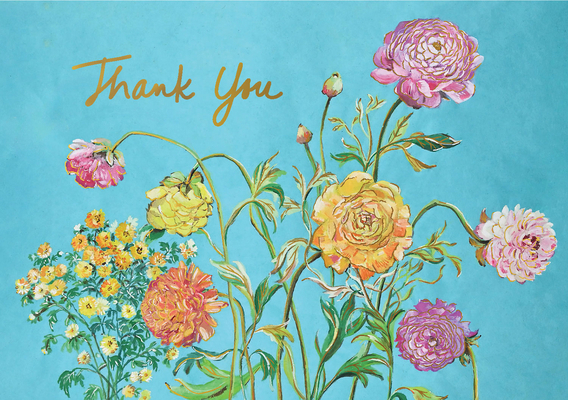 Garden Blooms Thank You Notes (14 Cards, 15 Sel... 1441348018 Book Cover