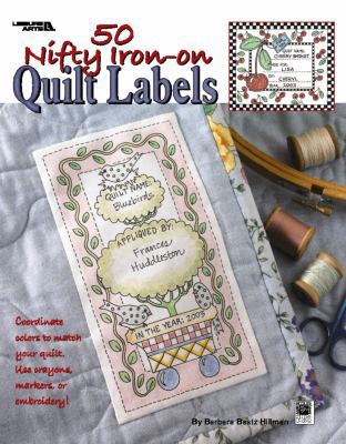 50 Nifty Iron-On Quilt Labels (Leisure Arts #3466) B00EO7292C Book Cover
