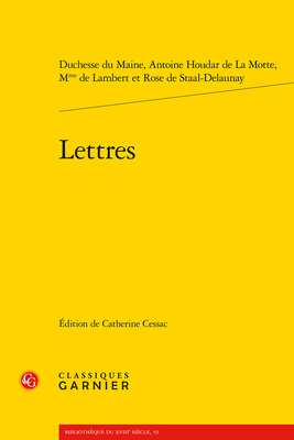 Lettres [French] 2406119831 Book Cover