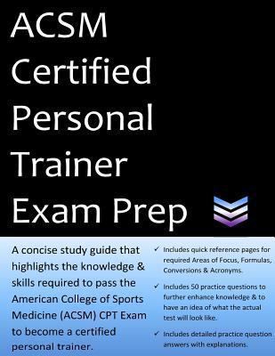 ACSM Certified Personal Trainer Exam Prep: 2018... 1537679252 Book Cover