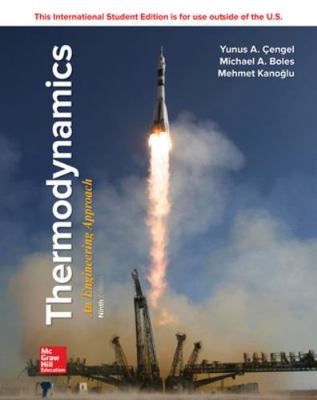 ISE Thermodynamics: An Engineering Approach 1260092682 Book Cover