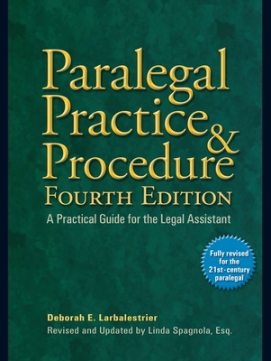 Paralegal Practice & Procedure: A Practical Gui... 0735204330 Book Cover