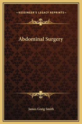 Abdominal Surgery 1169378498 Book Cover