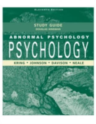 Abnormal Psychology Study Guide 0470481374 Book Cover