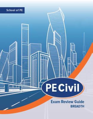 PE Civil Exam Review Guide: Breadth 1970105003 Book Cover
