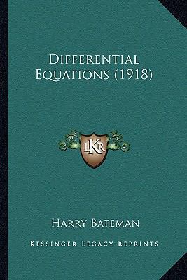 Differential Equations (1918) 116462105X Book Cover