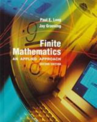 Finite Mathematics: An Applied Approach (2nd Ed... 067399600X Book Cover