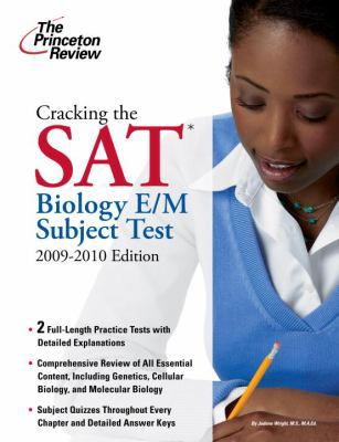 Cracking the SAT Biology E/M Subject Test, 2009... 0375429050 Book Cover