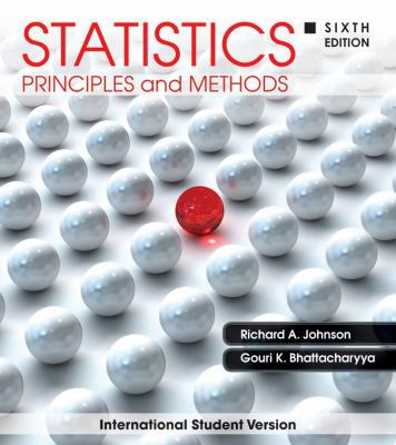 Statistics: Principles and Methods 047050577X Book Cover