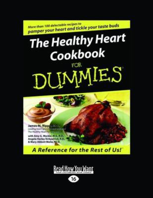 The Healthy Heart Cookbook for Dummies (Large P... [Large Print] 1458737233 Book Cover