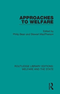 Approaches to Welfare 1138607428 Book Cover