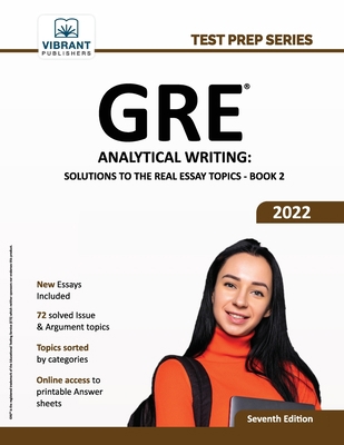 GRE Analytical Writing: Solutions to the Real E... 1636510698 Book Cover