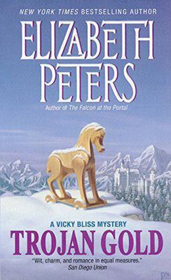 Trojan Gold: A Vicky Bliss Mystery [Large Print] 089621818X Book Cover