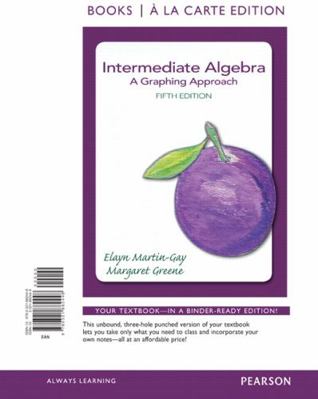 Intermediate Algebra: A Graphing Approach 032188244X Book Cover