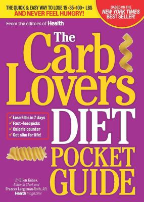 The Carblovers Diet Pocket Guide: The Quick & E... 0848735277 Book Cover